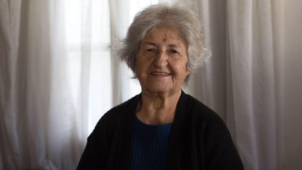 Malaki Chaddoud, an 82-year-old resident of Beirut, says she cannot afford a diesel generator subscription – let alone to invest in solar panels (Credit: Laure Delacloche)