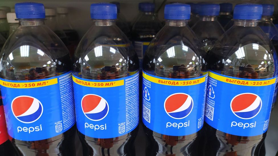PepsiCo no longer produces Pepsi-Cola, 7Up and Miranda in Russia, but have faced accusations of continuing to produce food products (Credit: Alamy)